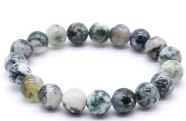 Armband Boomagaat kralen 10mm