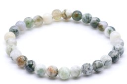 Armband Boomagaat kralen 6mm