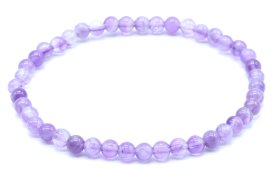 Armband 'Light' Amethist kralen 4mm