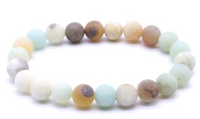 Armband Amazoniet multi kralen 8mm