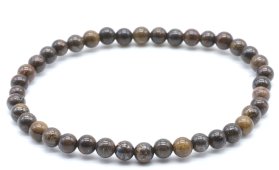 Armband Bronziet kralen 4mm