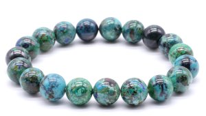 Armband Chrysocolla 'AA' kralen 10mm