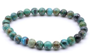 Armband Chrysocolla 'AA' kralen 6mm