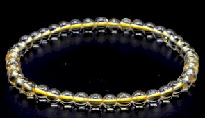 Armband Natuurlijke Citrien kralen 4mm
