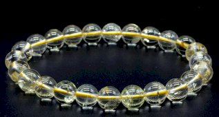 Armband Natuurlijke Citrien kralen 8mm