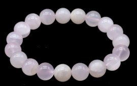 Armband Roze Calciet kralen 10mm