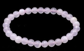 Armband Roze Calciet kralen 6mm