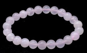Armband Roze Calciet kralen 8mm