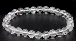 Armband Bergkristal kralen 6mm