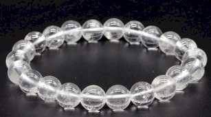 Armband Bergkristal kralen 8mm