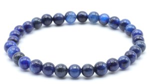 Armband Kyaniet kralen 6mm