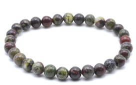 Armband Drakenbloed Jaspis kralen 6mm