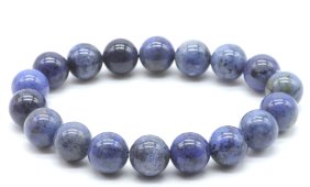 Armband Dumortieriet kralen 10mm
