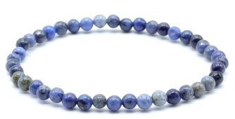 Armband Dumortieriet kralen 4mm