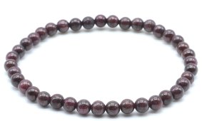 Armband Granaat kralen 4mm