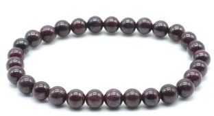 Armband Granaat kralen 6mm