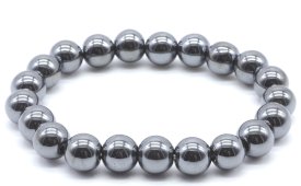 Armband Hematiet kralen 10mm