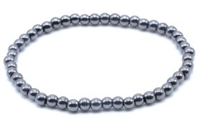 Armband Hematiet kralen 4mm