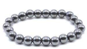 Armband Hematiet kralen 8mm