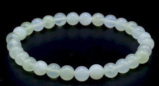 Armband Groene Jade kralen 6mm