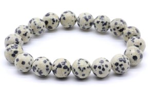 Armband Dalmatiërjaspis kralen 10mm