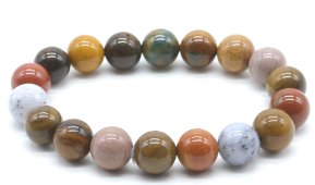 Armband Oceaanjaspis kralen 10mm