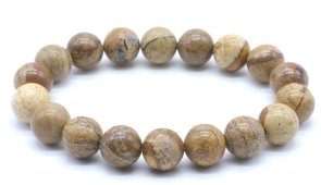 Armband Landschapsjaspis kralen 10mm