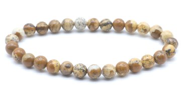 Armband Landschapsjaspis kralen 6mm