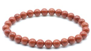 Armband Rode Jaspis kralen 6mm