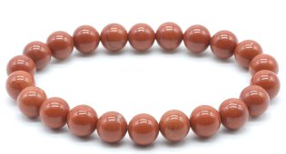 Armband Rode Jaspis kralen 8mm