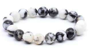 Armband Zebrajaspis kralen 10mm