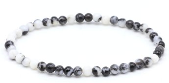 Armband Zebrajaspis kralen 4mm
