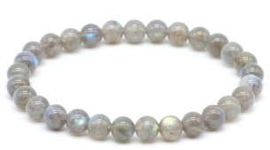 Armband 'AA' Labradoriet kralen 6mm