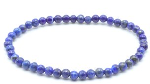 Armband Lapis lazuli 'AA' kralen 4mm