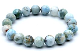 Armband Larimar kralen 10mm