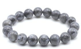 Armband Larvikiet kralen 10mm