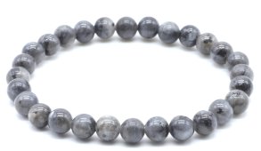 Armband Larvikiet kralen 6mm