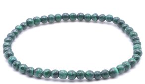 Armband 'Dark' Malachiet 'AA' kralen 4mm