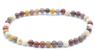 Armband Mookaïet Jaspis kralen 4mm