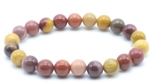 Armband Mookaïet Jaspis kralen 8mm