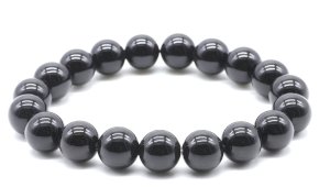 Armband Zwarte Onyx kralen 10mm