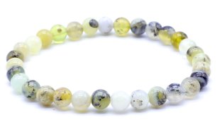 Armband Groene Opaal kralen 6mm