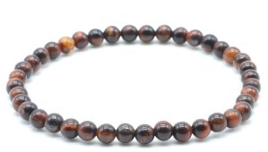 Armband Stierenoog kralen 4mm
