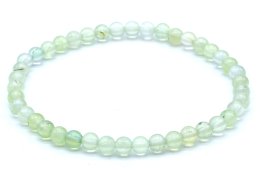 Armband Prehniet kralen 4mm