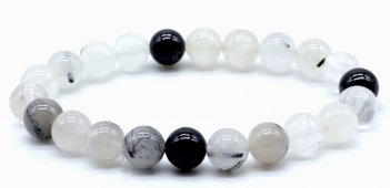 Armband Toermalijnkwarts kralen 8mm
