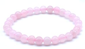 Armband Rozenkwarts kralen 6mm