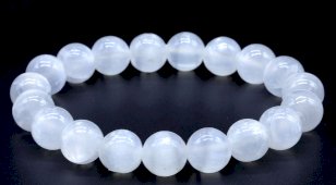 Armband Seleniet 'AA' kralen 10mm