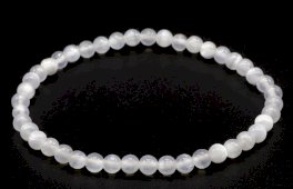Armband Seleniet 'AA' kralen 4mm