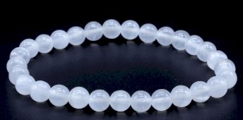 Armband Seleniet 'AA' kralen 6mm