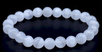Armband Seleniet 'AA' kralen 8mm